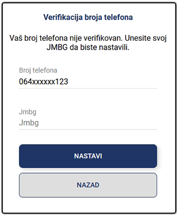Verfikacija telefona